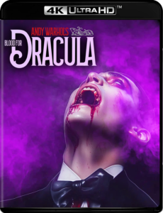 Andy Warhol Presents - Blood for Dracula - Limited Edition 4K UHD